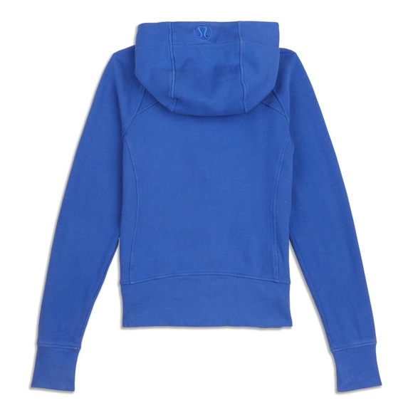 Lululemon Scuba Hoodie *Light Cotton Fleece Blazer Blue Size 6 - Picture 2 of 4
